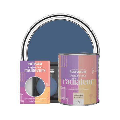 Peinture pour Radiateur, Finition Mate - Encre Bleue (1/3)