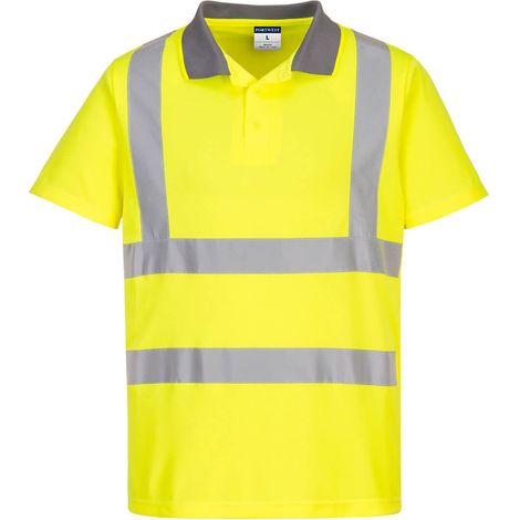 Polo Eco Haute Visibilité (pack De 6) - Taille Xxxl - Jaune - Portwest