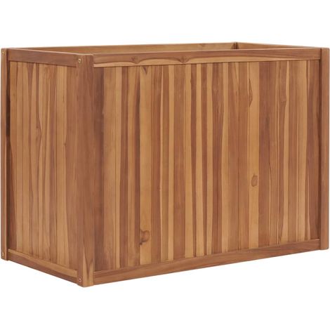 Hochbeet 100x50x70 cm Massivholz Teak