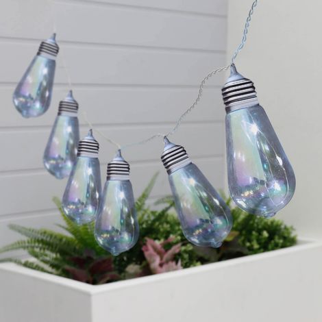 Lámparas de cordón - LED tubular - 10 luces - energía solar