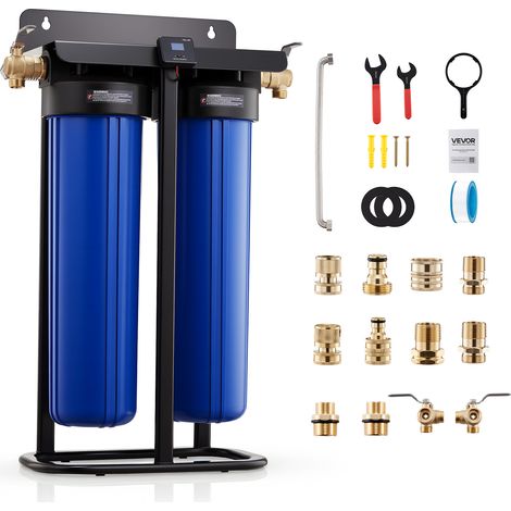 VEVOR Unita Demineralizzatore deAcqua per Risciacquo Veicoli, Sistema di Deionizzazione deAcqua per Pulizia Camper Valvola Deviatrice Tester TDS Pressione Ingresso 3-8,6 MPa Temperatura Lavoro 4-44 °C (1/5)