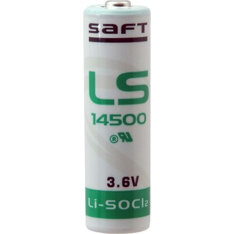 Saft - Pile lithium LS14500 AA 3.6V 2.6Ah