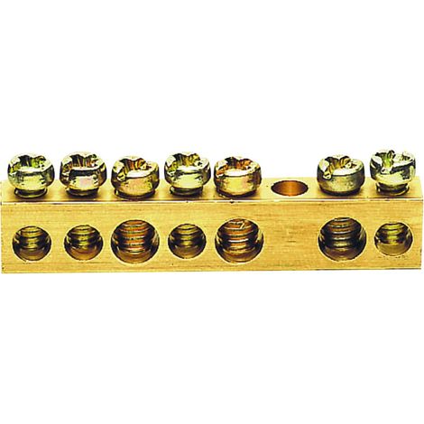 Barrette sur socle 49mm 3X16-4X10mm HAGER K142 (1/2)