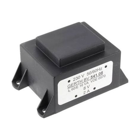 Gerth PTA541501 Transformateur pour circuits imprimés 1 x 230 V 1 x 15 V/AC 16 VA 1066 mA