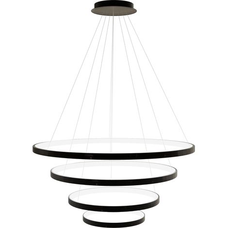 LÁMPARA COLGANTE TOOLIGHT LHJ014-CP4 BLACK 30 BLACK (1/4)
