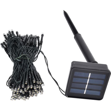 Guirlande lumineuse féérique, petite guirlande solaire étanche pour sapin de Noël, jardin, terrasse, mariage, fête - Lumière colorée (1/5)