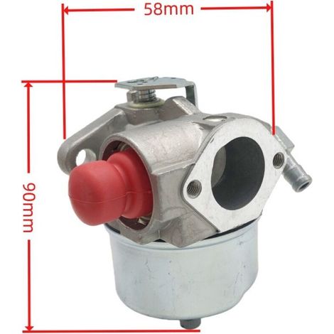 Carburateur avec rondelle, adaptateur et vis adaptés aux modèles 632795, 632795A, 632055. Modèles applicables : 632466, 632467, 632468, 632575, 632610, 632611, 632635.