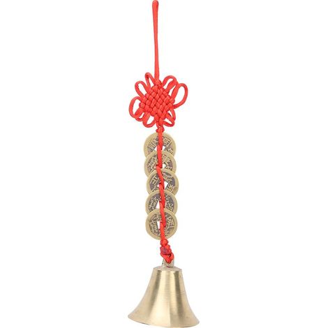 Clochette en laiton décorative suspendue, carillon éolien unique et raffiné pour la maison, le jardin ou la voiture. Cadeau idéal. (1/5)