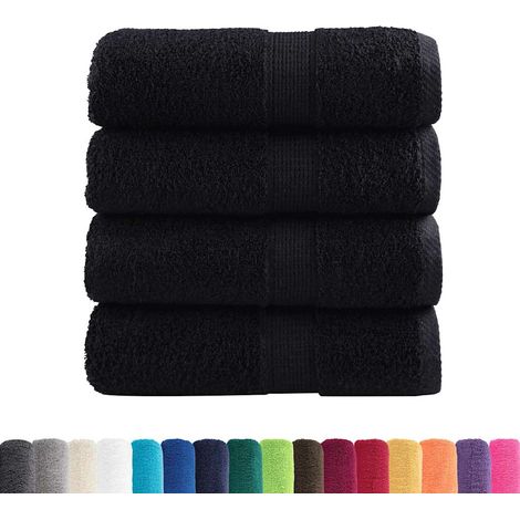 Serviettes d'invité de qualité supérieure SOLUND 4 pcs noir