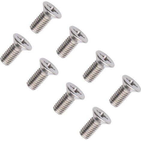 8pcs Générique Vis Rotor Disque Frein Avant En Acier Inoxydable, 93600-06014-0H Acier Inoxydable Vis Rotor, Vis De Rotor De Disque De Frein Avant En Acier Inoxydable Fit for Voiture (1/4)