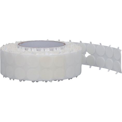 1000 stickers mèche bougie D20x1mm – Résistant chaleur double face mousse avec queue bocaux verre, artisanat (1/5)