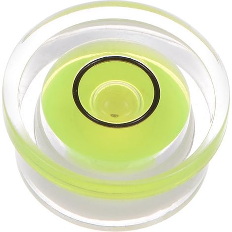 Niveau à Bulle Rond de 16x7,5 mm Mini Niveaux à Bulle Vert (1/5)