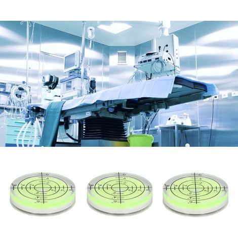 Niveau à Bulle Mini 32mm avec Graduations, Lot de 3 Niveaux Universels Précis pour Bricolage et Construction - KZQ (1/5)