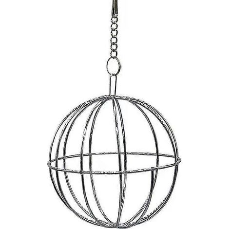 Distributeur de foin sphérique suspendu pour lapins, chinchillas et petits animaux (1/2)
