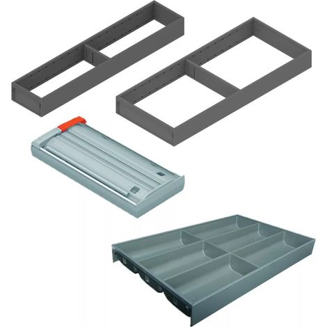 SET AMBIALINE GRIS ORION POUR TIROIRS MERIVO ET LEGRA