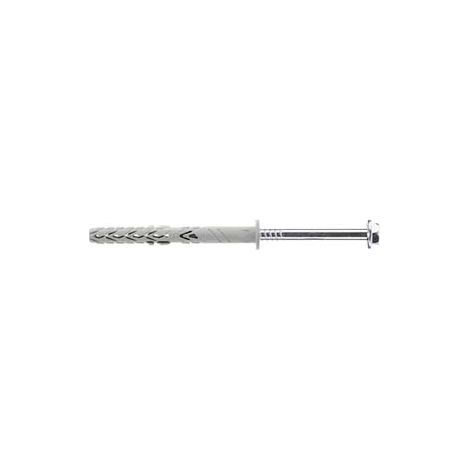 TASSELLO IN NYLON PROLUNGATO CON VITE TESTA ESAGONALE T66/V- - ø mm.10x120 - 50 pezzi ELEMATIC