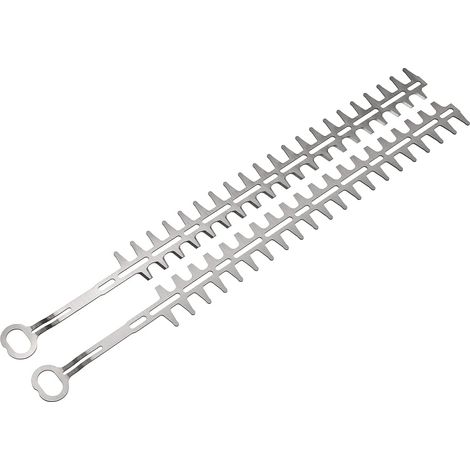 1 Paire - Lame De Taille-haie - Accessoire Pour Stihl HS45 - Acier SK5 Robuste - Longueur Totale 70cm X Largeur De Coupe 60,9cm - Pour Jardinage Extérieur - Argent