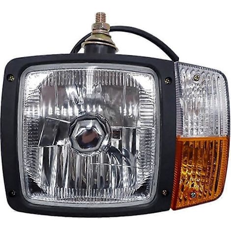 Phare de travail universel à LED avec clignotant, pour tracteur, remorque, excavatrice, camion - Gauche (1/5)