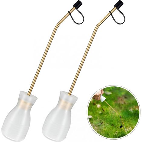 Set mit 2 Gartenpulversprühern mit langem Kupferrohr für biologischen Gartenbau, landwirtschaftliche Bedarfsartikel und Schädlingsbekämpfung (1/5)