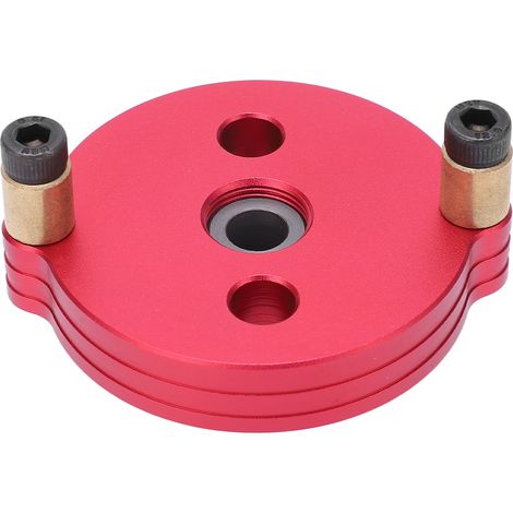 Perceuse à bois droite guide de perçage aluminium rouge avec douille de 2 à 10mm (1/5)