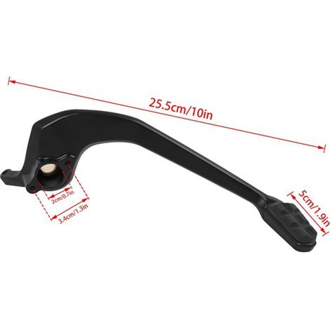Ducati Diavel S version rear brake lever, brake pedal lever, brake lever X-Ghost (1/4)