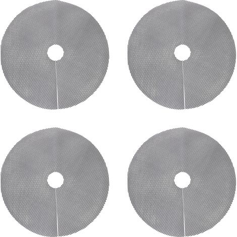 Toivize-Grille de Protection - 40cm - 4pcs - Polyéthylène - Couvre-sol pour Pots de Fleurs Anti-Fouissement Chats et Écureuils (1/5)