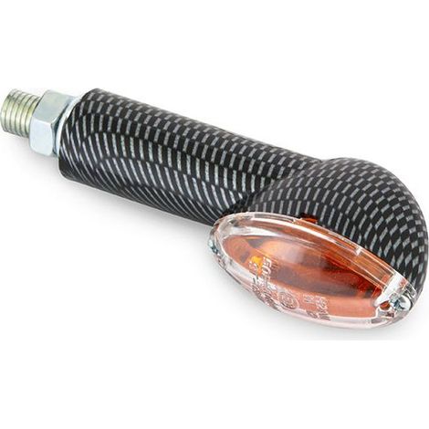 Mini clignotant long ovale à ampoule 12V 21W homologue CE pour (1/2)