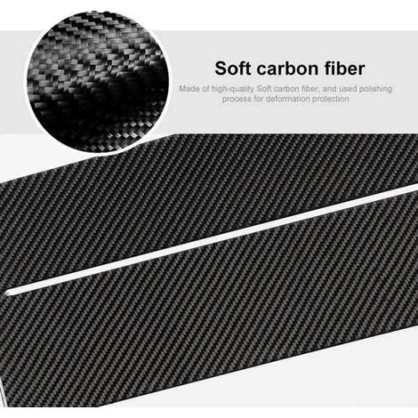 2 weiche Carbonfaser-Armaturenbrett-Zieraufkleber für Ford F150 (Baujahre 2009–2014) (1/4)