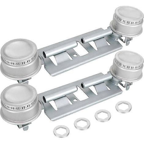 WB16K10026 WB29K17 Ensemble de brûleur double de remplacement pour cuisinière à gaz Hotpoint. Remplace le brûleur de cuisinière à gaz. (1/5)