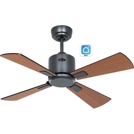ECO NEO III 92, Ventilatore WIFI Senza Luce, Corpo grigio