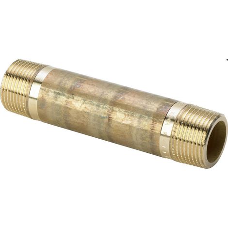 Viega Raccord droit en laiton rouge, AG 11/4 150mm