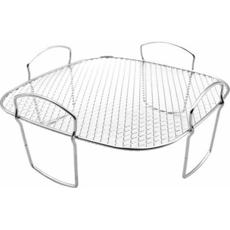 Grille de cuisson pour friteuses à air chaud - compatible avec la plupart des friteuses à air chaud, notamment Cosori, Ninja et Philips, en acier inoxydable. (1/5)