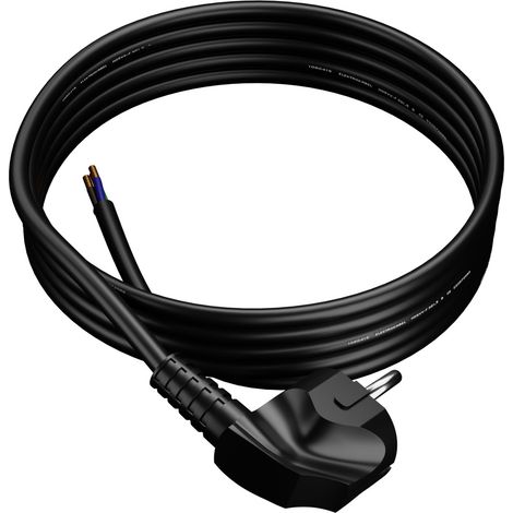 Cavo di alimentazione con spina angolata 3M 3x1.5MM2 16A UNI-schuko nero (1/5)