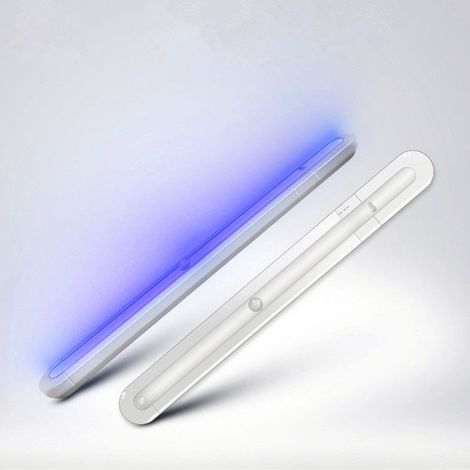 Sterilizzatore Luce USB Ricaricabile Lampada di Disinfezione Antibatterico 99.9% UV-C per guardaroba (1/5)