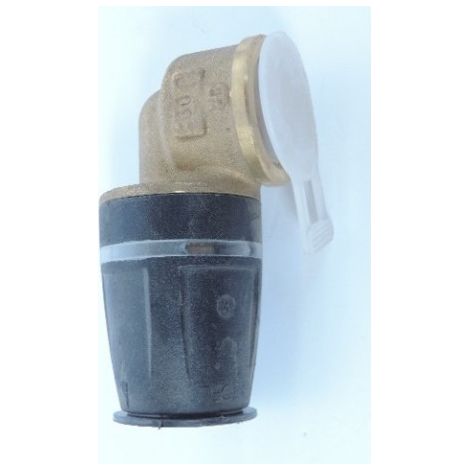 Coude 90° femelle pour tube plomberie multicouche Ø 20mm F15X21 (20 x Rp 1/2") bi-matière laiton / PPSU TECELOGO TECE 8710203