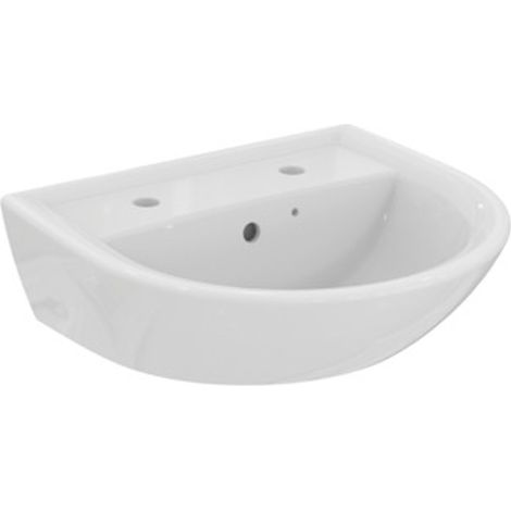 Armitage Shanks Sandringham 21 Wall Hung Basin 500mm Wide - 2 Tap Hole