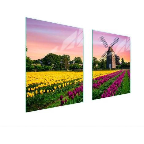 GLASSCHUTZPLATTE FÜR HERD 85x52 MEADOW (1/5)
