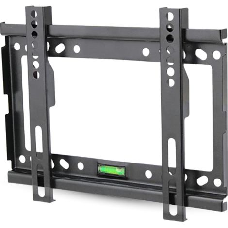 Support Mural TV Ultra-Fin 14–50" – Compatible VESA 75x75 à 200x200, Charge 25 kg, Fixation Métal Solide, Niveau à Bulle Inclus, Distance Murale 24 mm – Installation Facile (1/5)