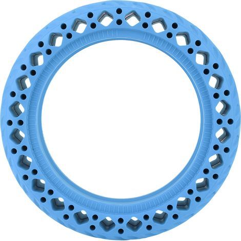Pneu prismatique en caoutchouc de 8,5 pouces Pneu d'absorption des chocs anti-explosion pour accessoires de scooter électrique Xiaomi M365 (Bleu) (1/5)