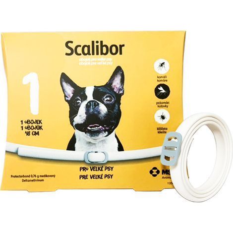Collare antipulci, zecche e zanzare per cani, lungo 48 cm – Protezione fino a 12 mesi – Regolabile e resistente all'acqua – Per cani di piccola e media taglia (1/4)