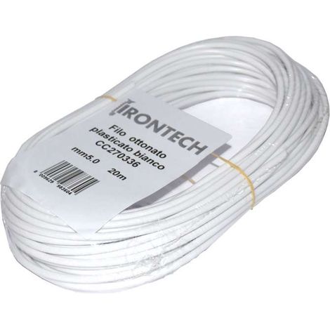 CAVETTO STENDIBIANCHERIA BIANCO MATASSA Ø 5 mm - 20 mt (1/3)