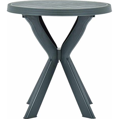 Maison Exclusive - Tavolo da Bistrot Verde Ø70 cm in Plastica (1/5)