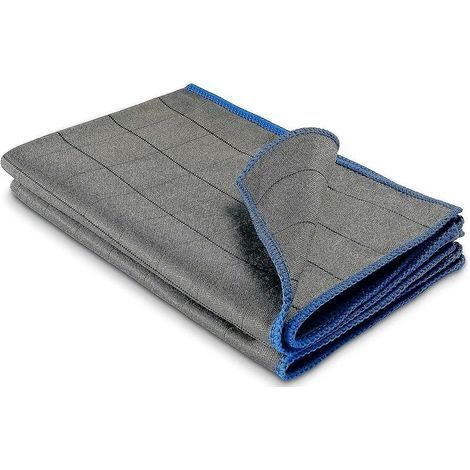 4x Professional Microfiber Glass Cloths Of 400 G / M2 - Streak-free Cleaning Of Windows Glasses - Extremely Absorbent Lint-free Polishing Cloths 50x