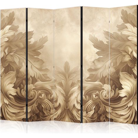 Dekorativer Paravent artgeist Barock Sepia 225x172 cm