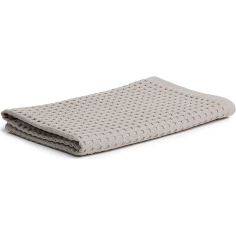 Piquée Drap de Douche 100% Coton, Cachemire, 70 x 140 cm (1/5)