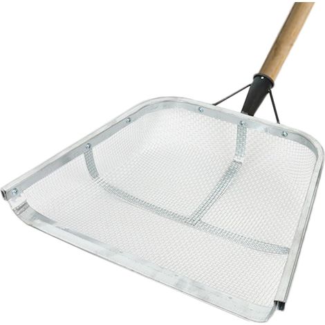 43 x 33 cm Gartenerd Sieb mit einfachem Griff tragbar