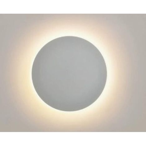 Runde weiße LED-Wandleuchte, 10 Watt, dreifarbige Dimmfunktion, geeignet für Schlafzimmer, Treppenhäuser usw., 20 cm Durchmesser. (1/5)