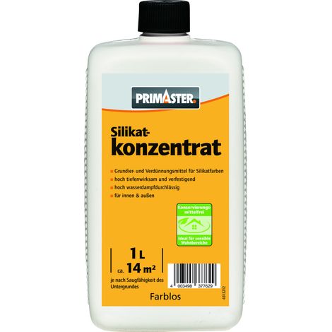 Primaster Silikatkonzentrat farblos 1 L