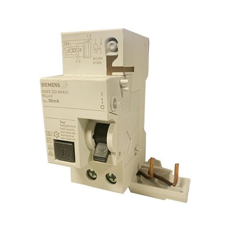 Siemens 5SM2322-6KK01 Blocco differenziale 2P tipo A - 40A 30mA