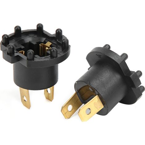 Support de douille d'ampoule de feu arrière automatique, 2 pièces, remplacement en plastique adapté pour Kawasaki ER6F (1/5)